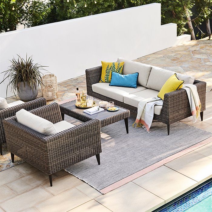 salon, de, jardin, en, resine